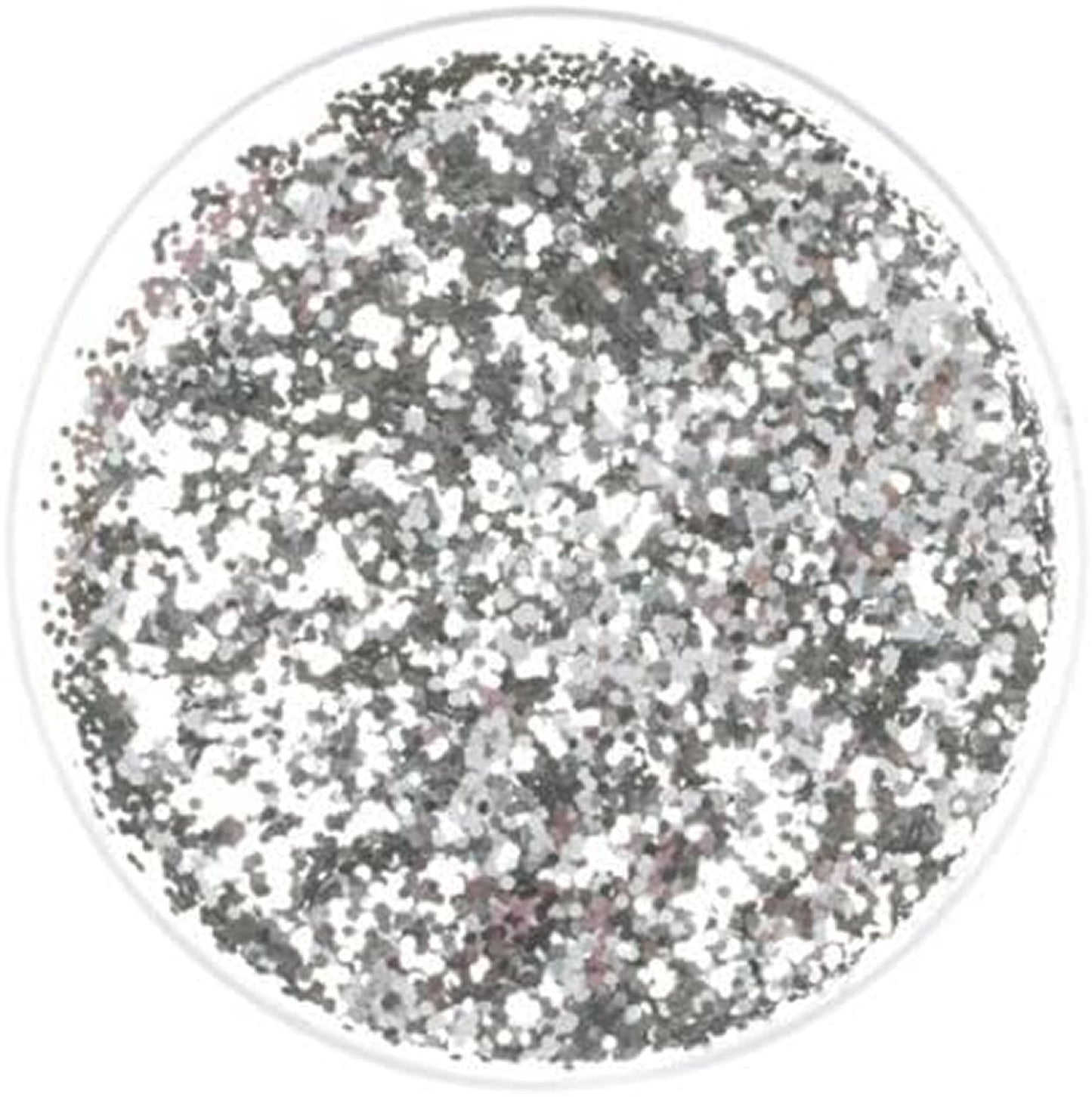 Glitter - Large Flakes - 55g (2oz) Jar - SILVER