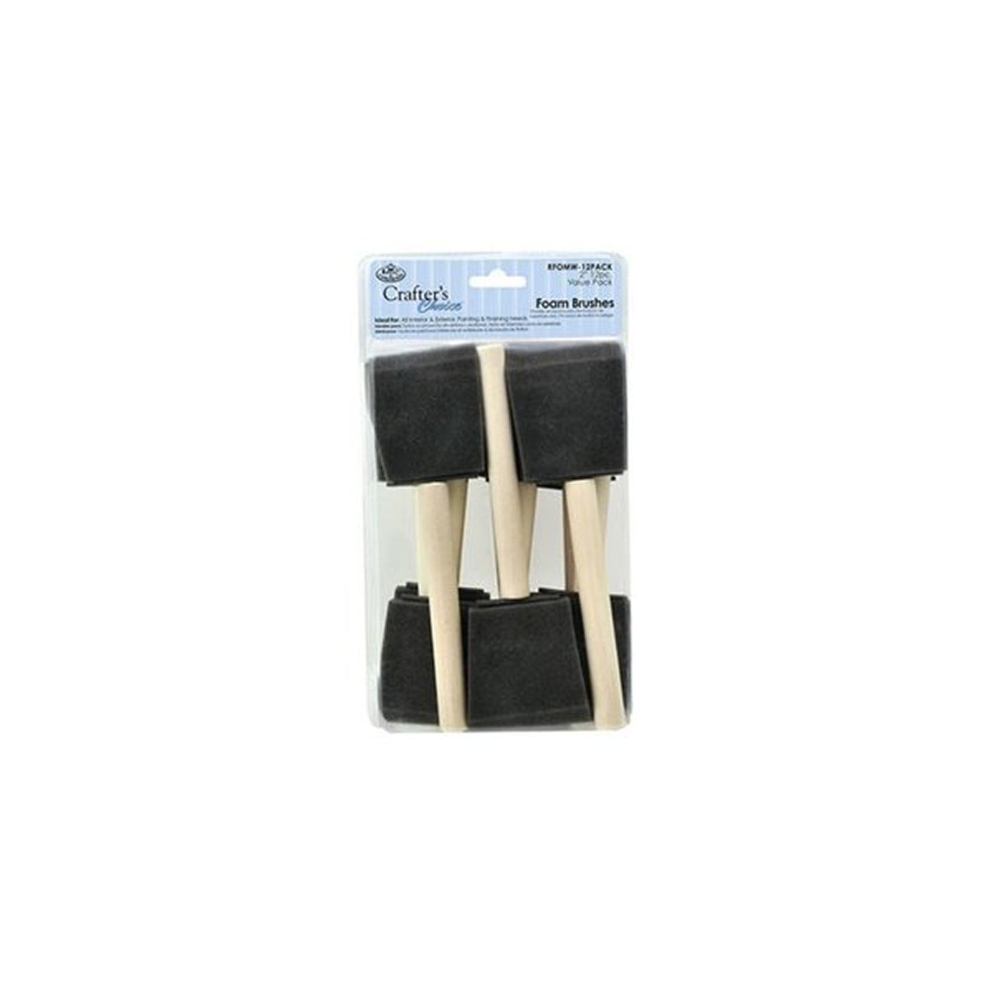 Foam Brushes 50mm (2inch) - Pack of 12