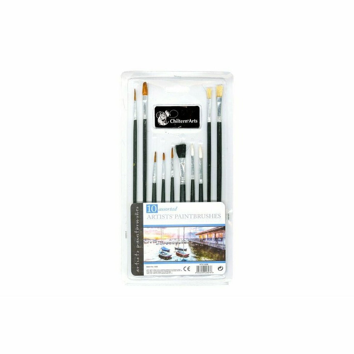 Artist Brush Set - Pack of 10 assorted