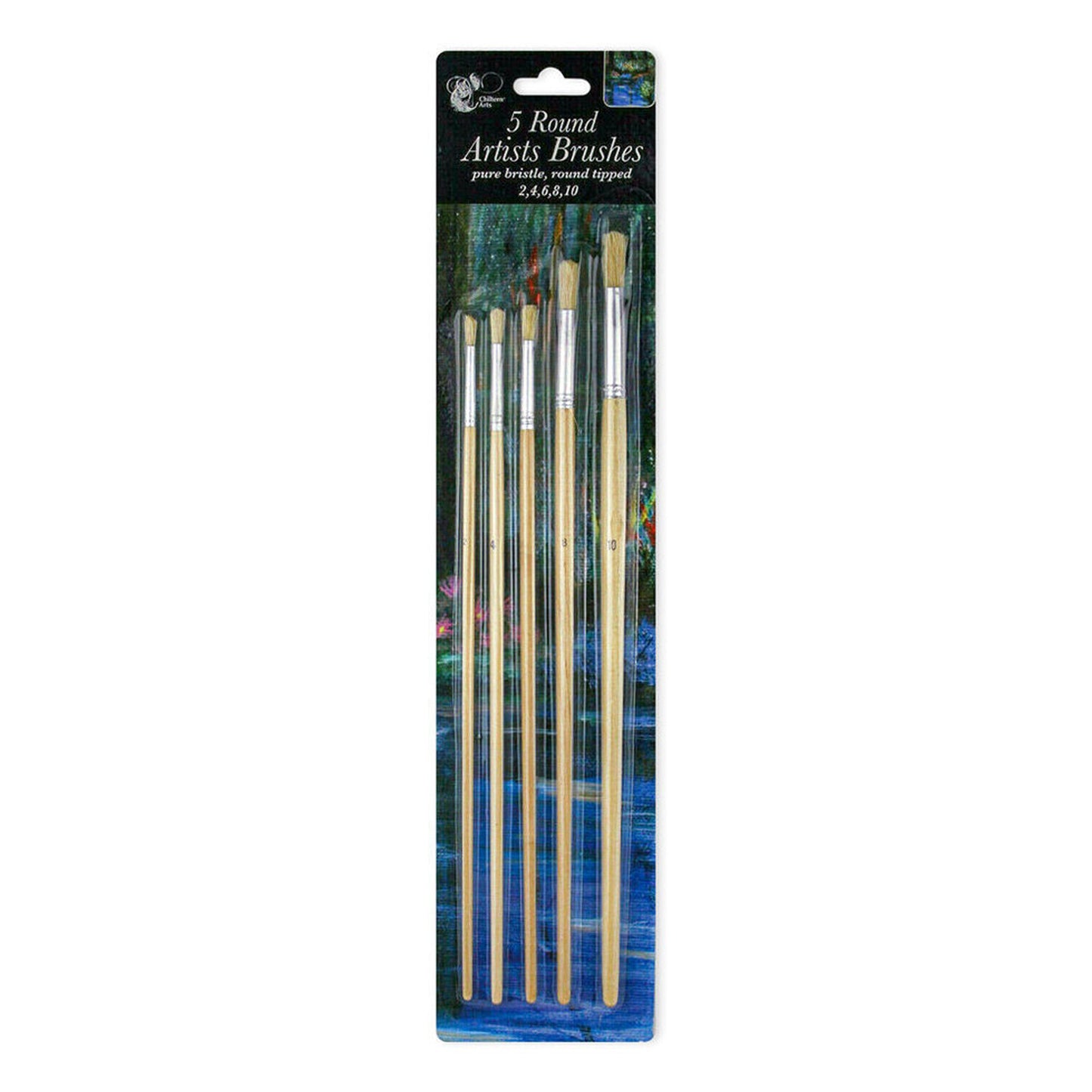Artist Brush Set Round - Pack of 5 assorted