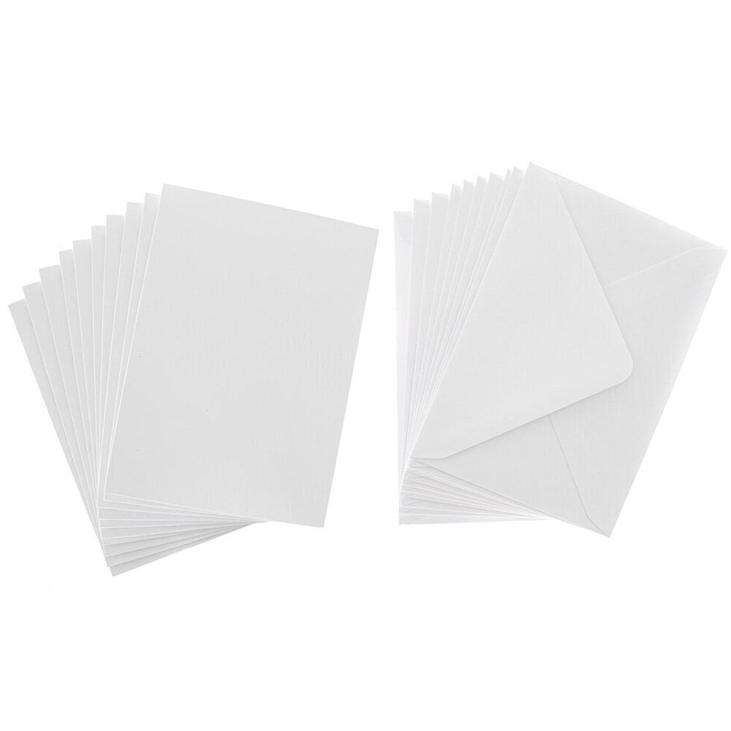 Cards A6 - BLANK 2 Fold White - Pack of 10
