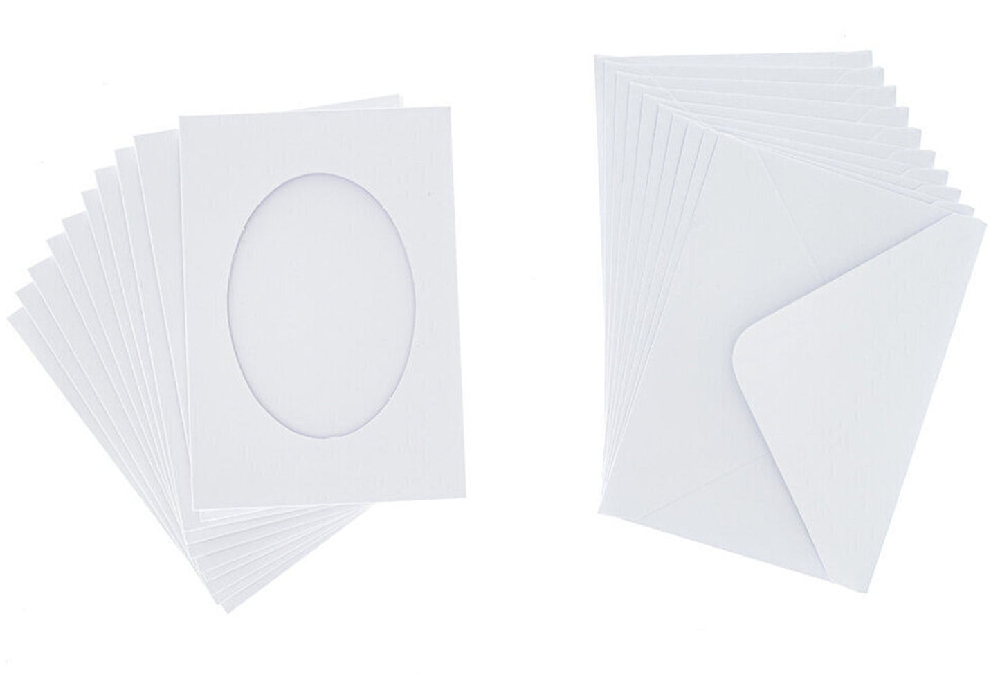 Cards Mini - Oval Aperture White - Pack of 10