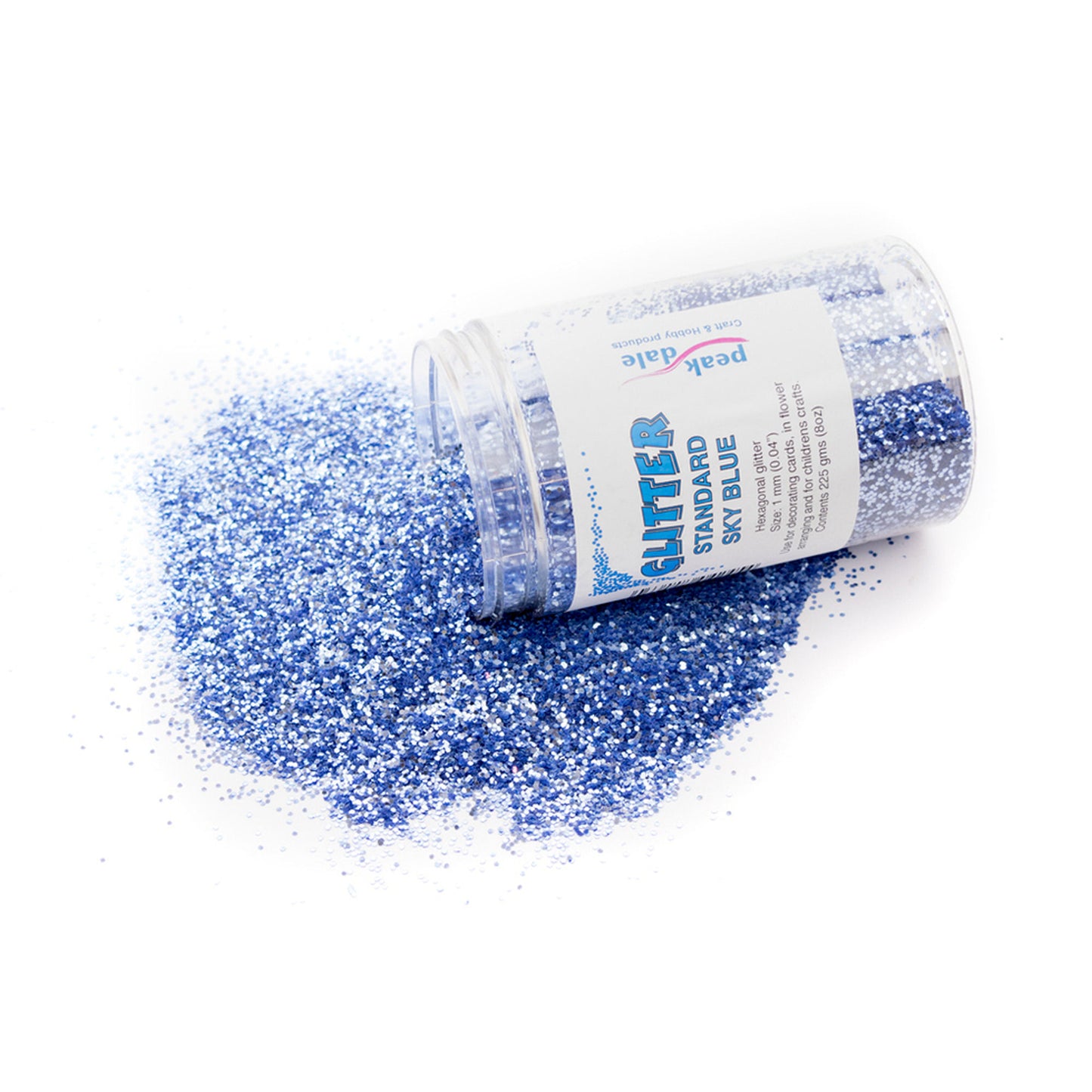 Glitter - Large Flakes - 225g (8oz) Jar - SKY BLUE
