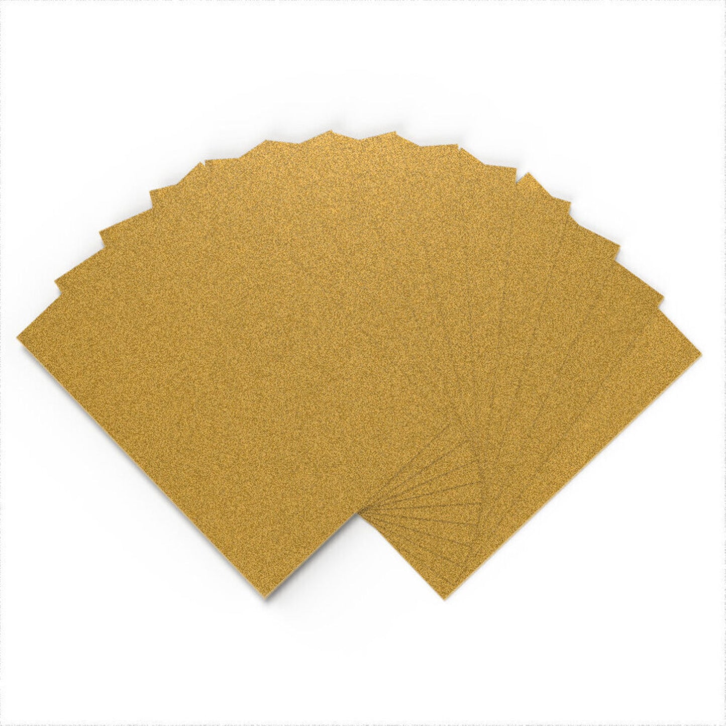 Glitter Card - Non Shed A4 - GOLD - 10 Pk