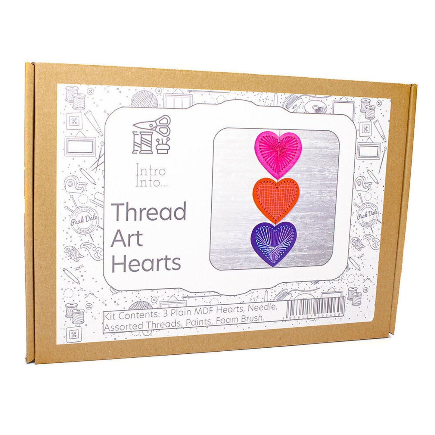 Intro Into Kit - Thread Art Heart