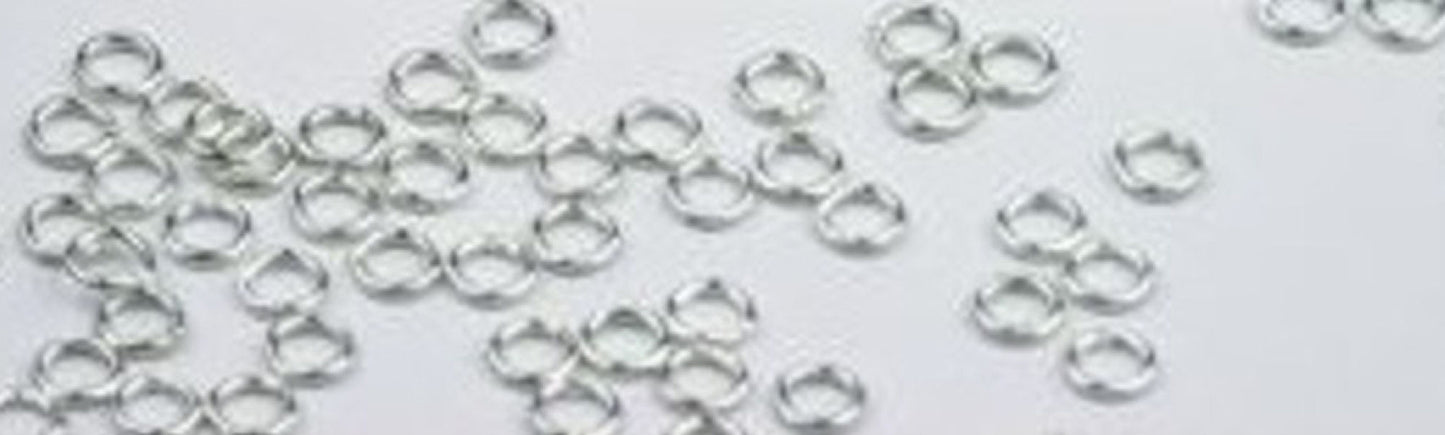 Jump Rings - Silver Plated - 5mm - 144 Pk