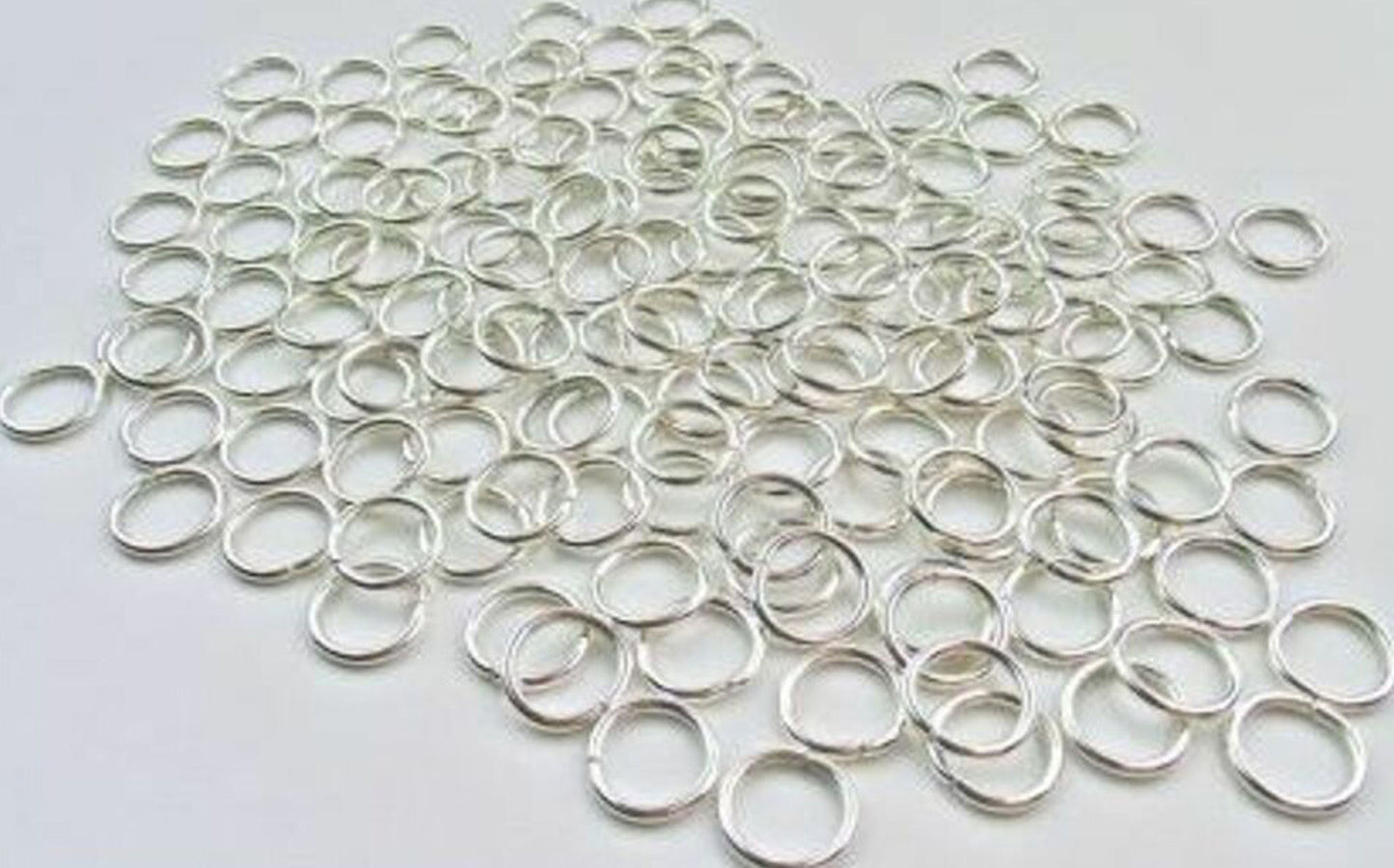 Jump Rings - Silver Plated - 9mm - 144 Pk