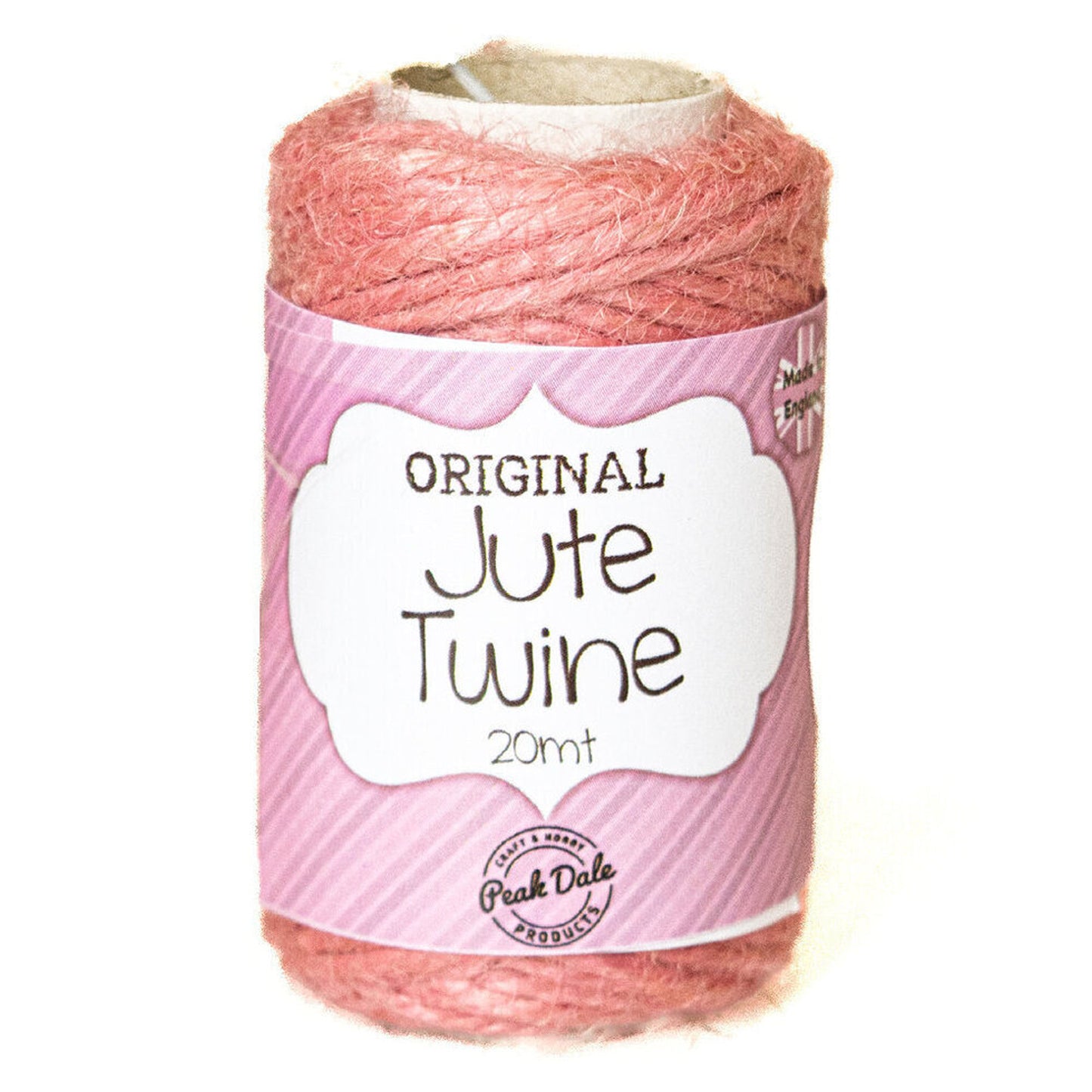 Jute Twine - Candy Floss - 20 mt