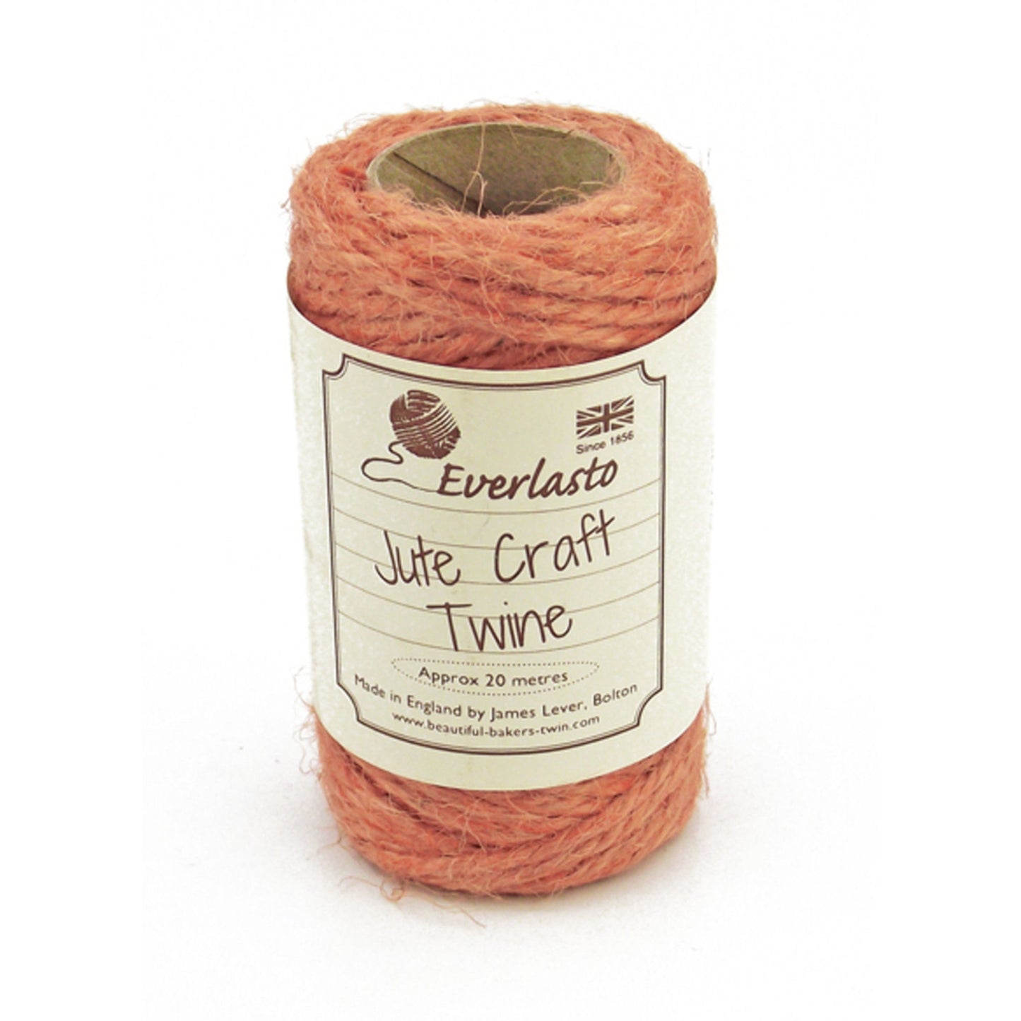 Jute Twine - Pumpkin Orange - 20 mt