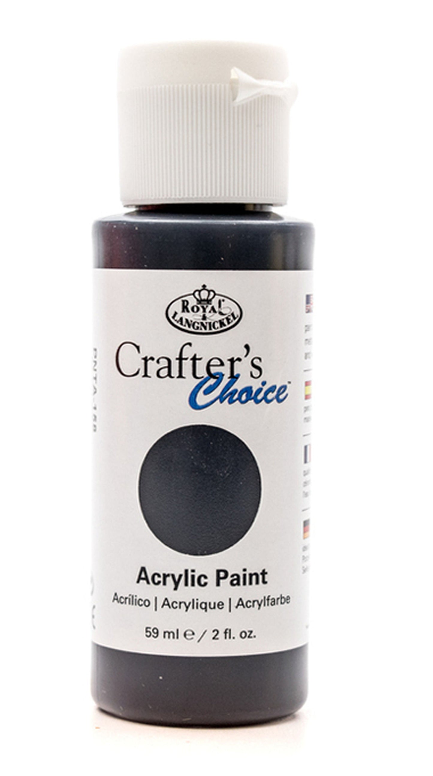 Crafters Choice Acrylic Paint Black 59ml