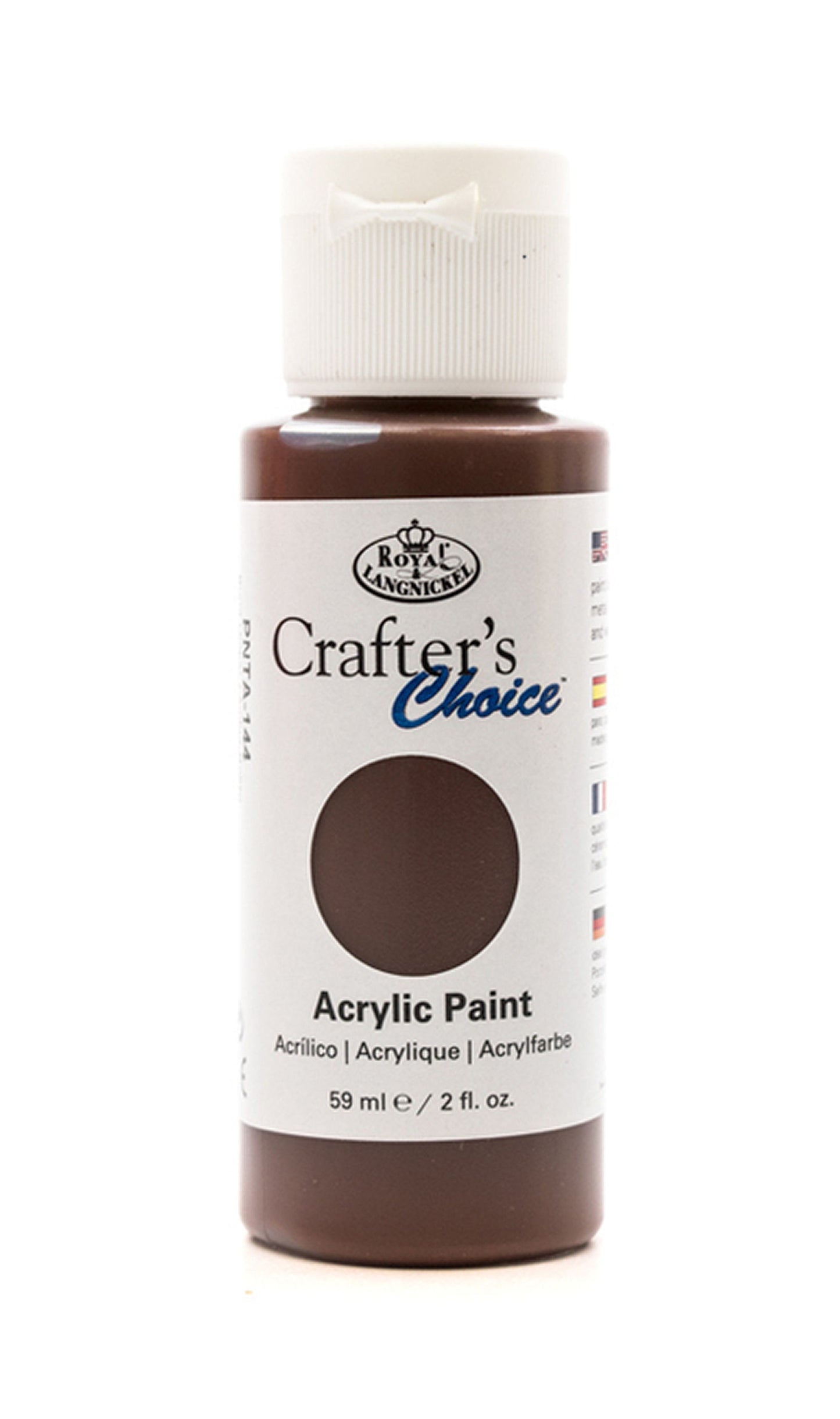 Crafters Choice Acrylic Paint Burnt Umber 59ml