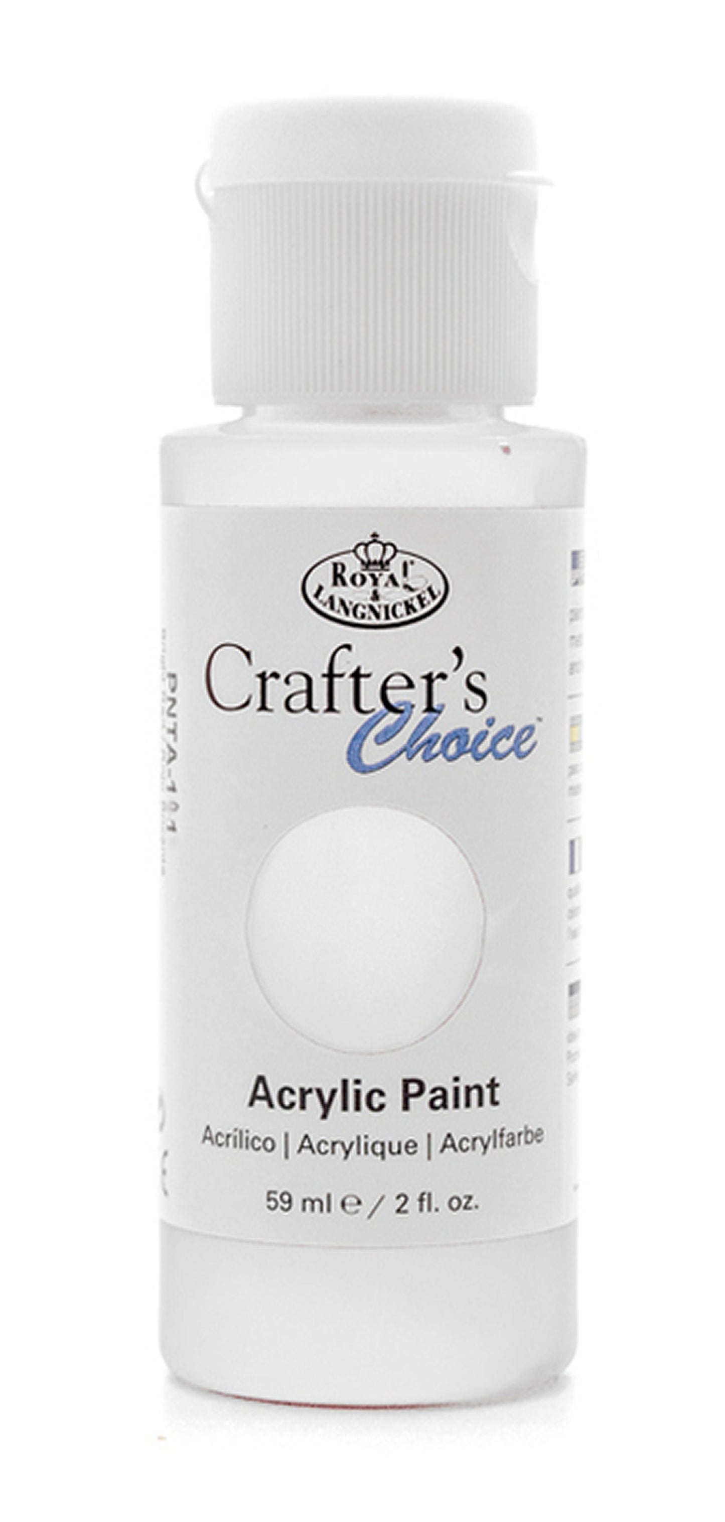 Crafters Choice Acrylic Paint White 59ml