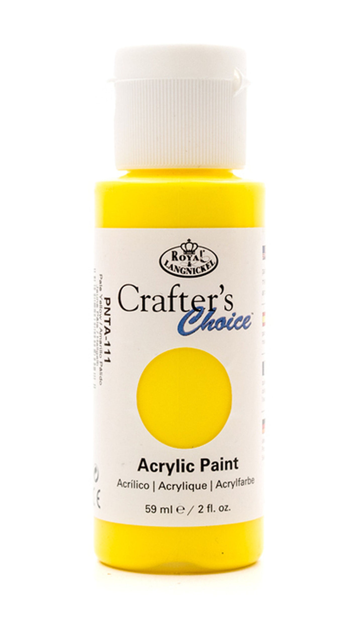 Crafters Choice Acrylic Paint Pale Yellow 59ml