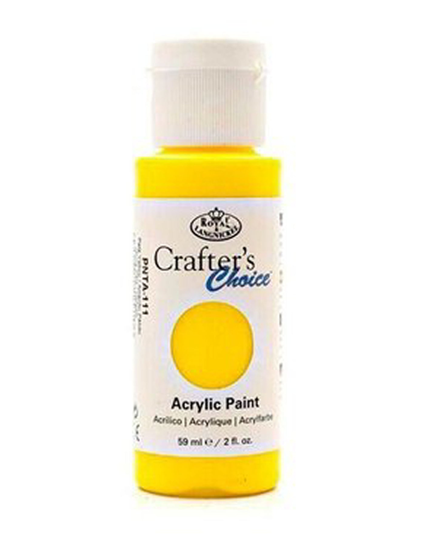 Crafters Choice Acrylic Paint Lemon Yellow 59ml