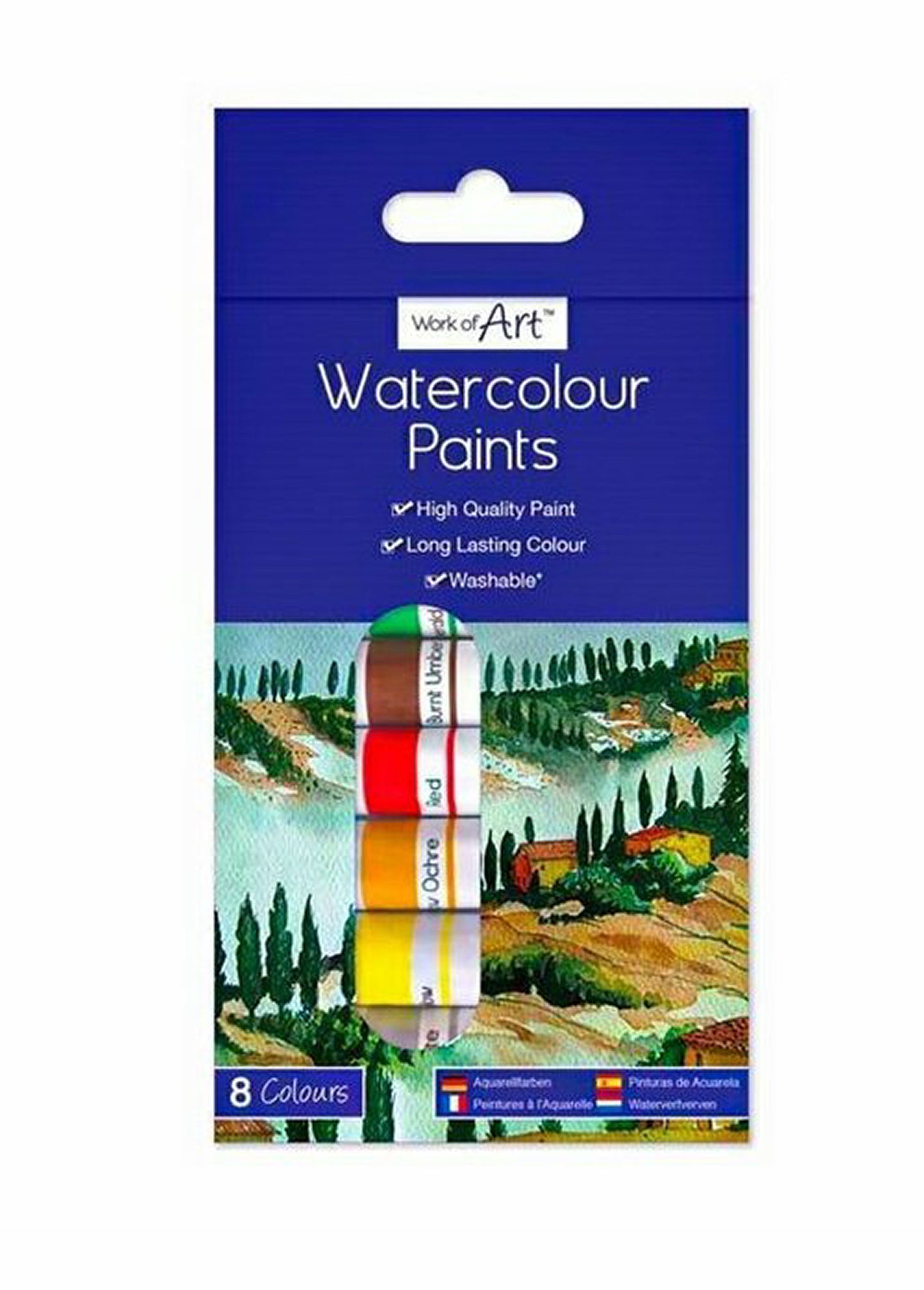 Paint Set Watercolour 6ml Tubes x 8