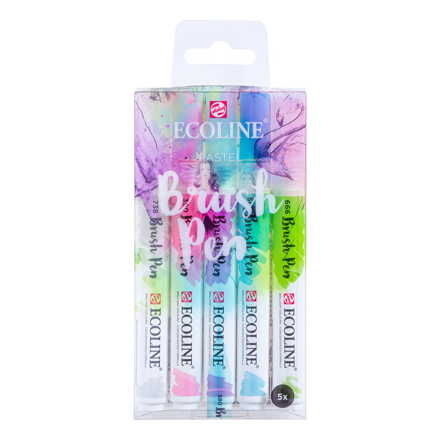 Brush Pens Set Ecoline Pastel (5)