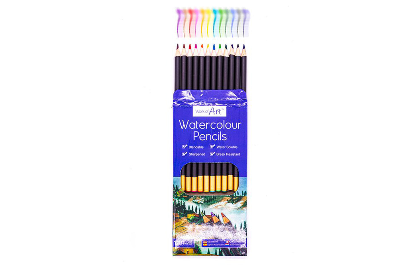 Water Colour Pencils 12 Pack