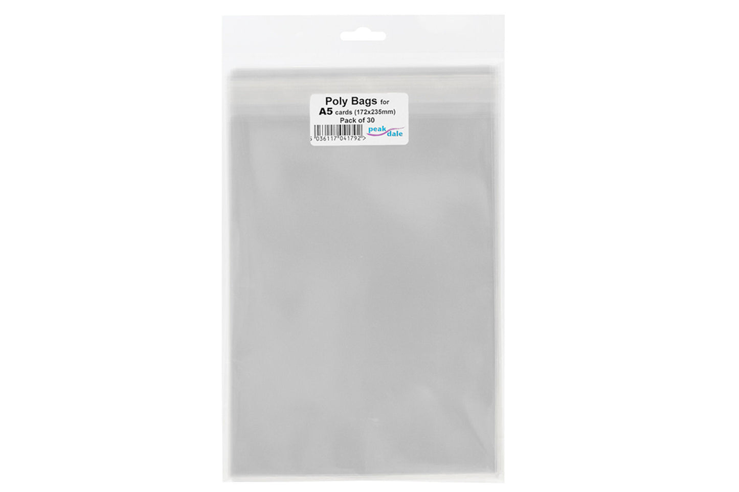 Poly Bag fit A5 size 30 Pack