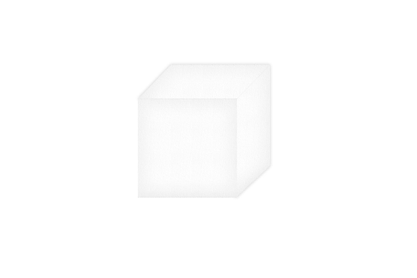 Polystyrene CUBE 100mm SOLID
