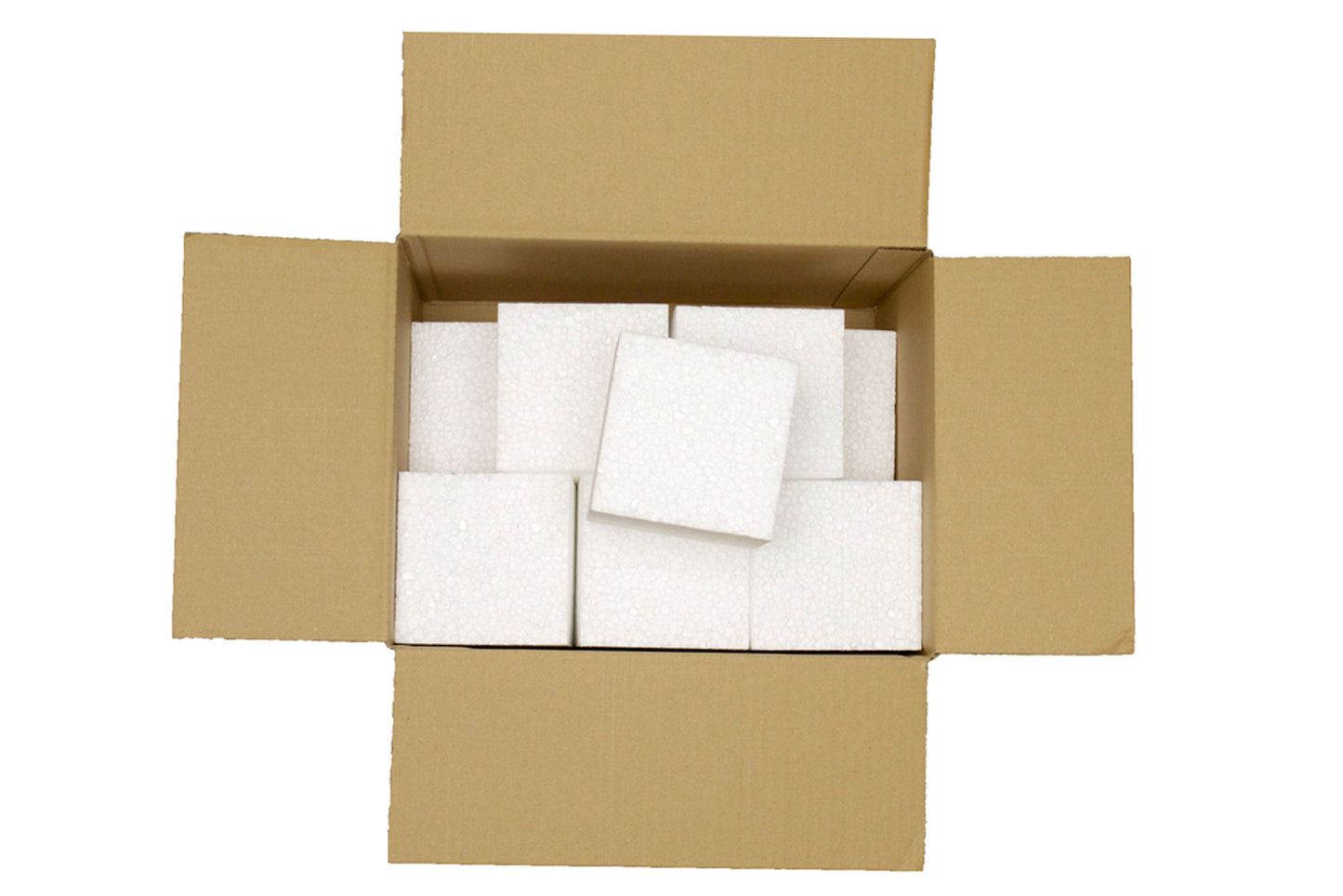 Polystyrene CUBE 100mm Box of 12
