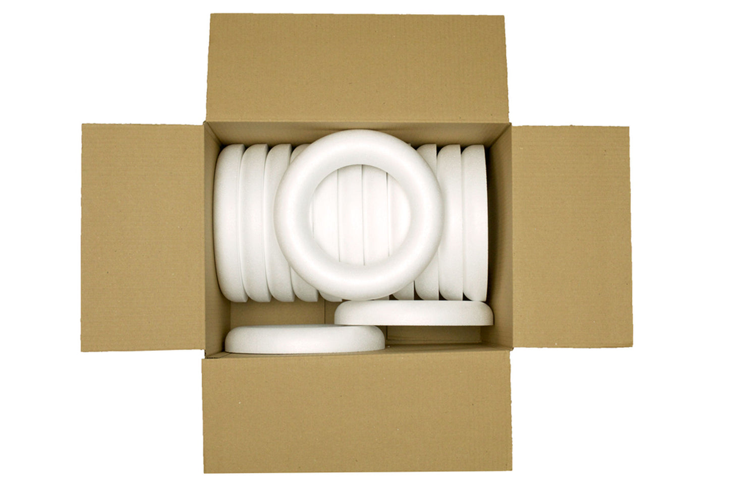 Polystyrene Ring 250mm box of 14
