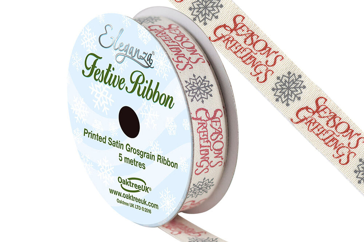 Ribbon 444 Cotton Seasons Greeting 15mm
