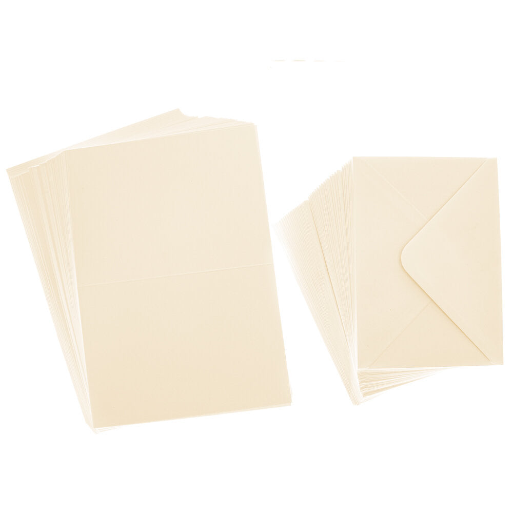 Cards Singlefold (50 PACK) A6 Cream