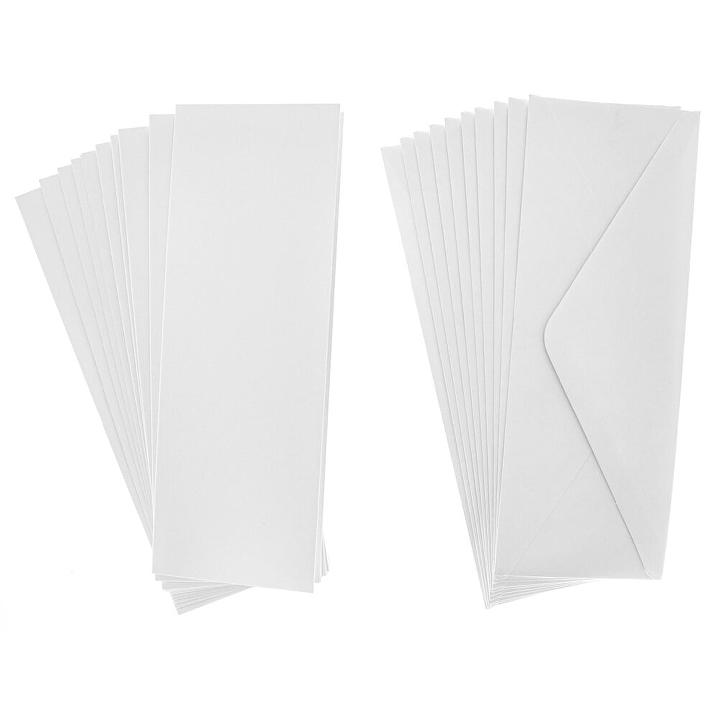 Cards Singlefold Slim White (100)