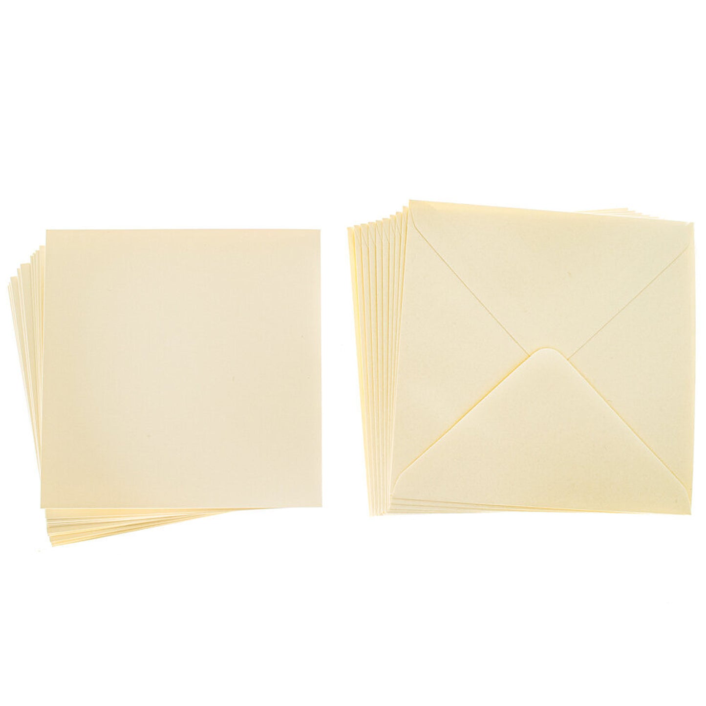 Cards Singlefold Square 144mm Cream (10)