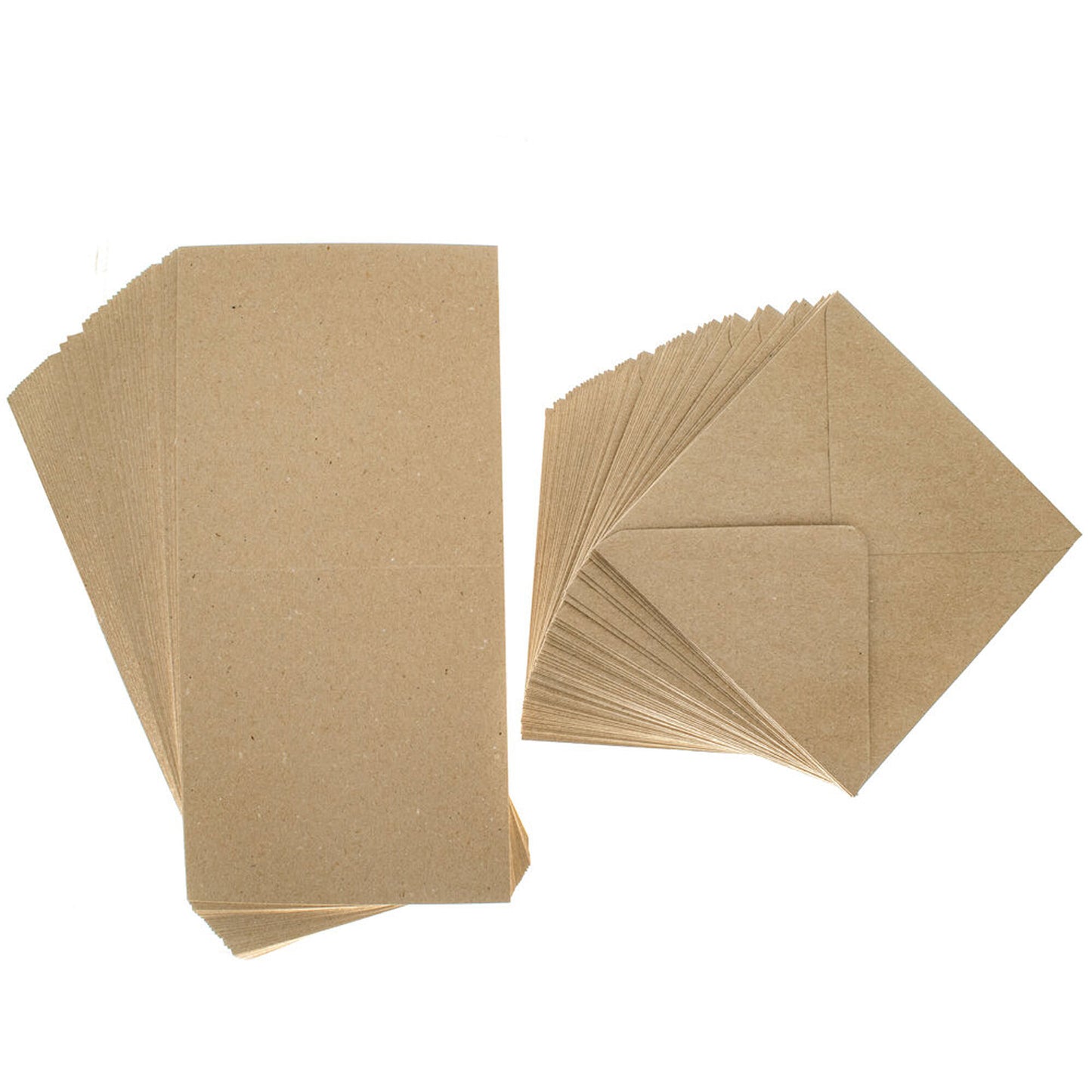 Cards Singlefold (50 PACK) SQ Brown Kraft