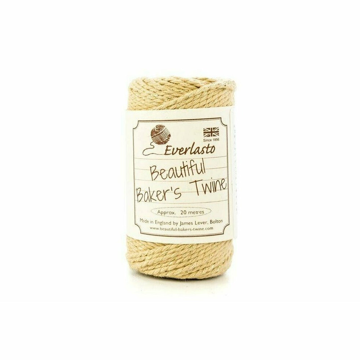 Bakers Twine GOLD/SPARKLE 20 mt