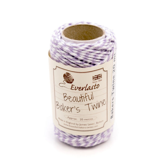 Bakers Twine HEATHER/WHITE 20 mt