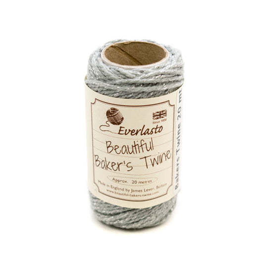 Bakers Twine SILVER/SPARKLE 20 mt