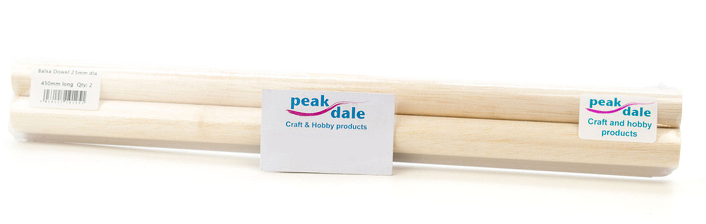 Balsa Dowel 25mm x 450mm