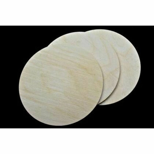 Birch Plaque 150mm (6inch) Pack of 3