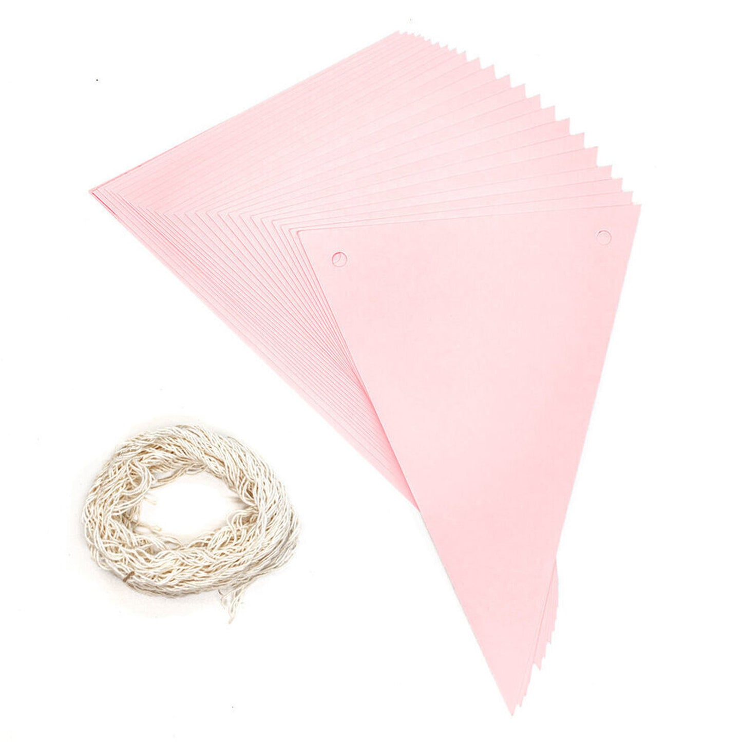 Bunting - Pink Board Pack 25 + String