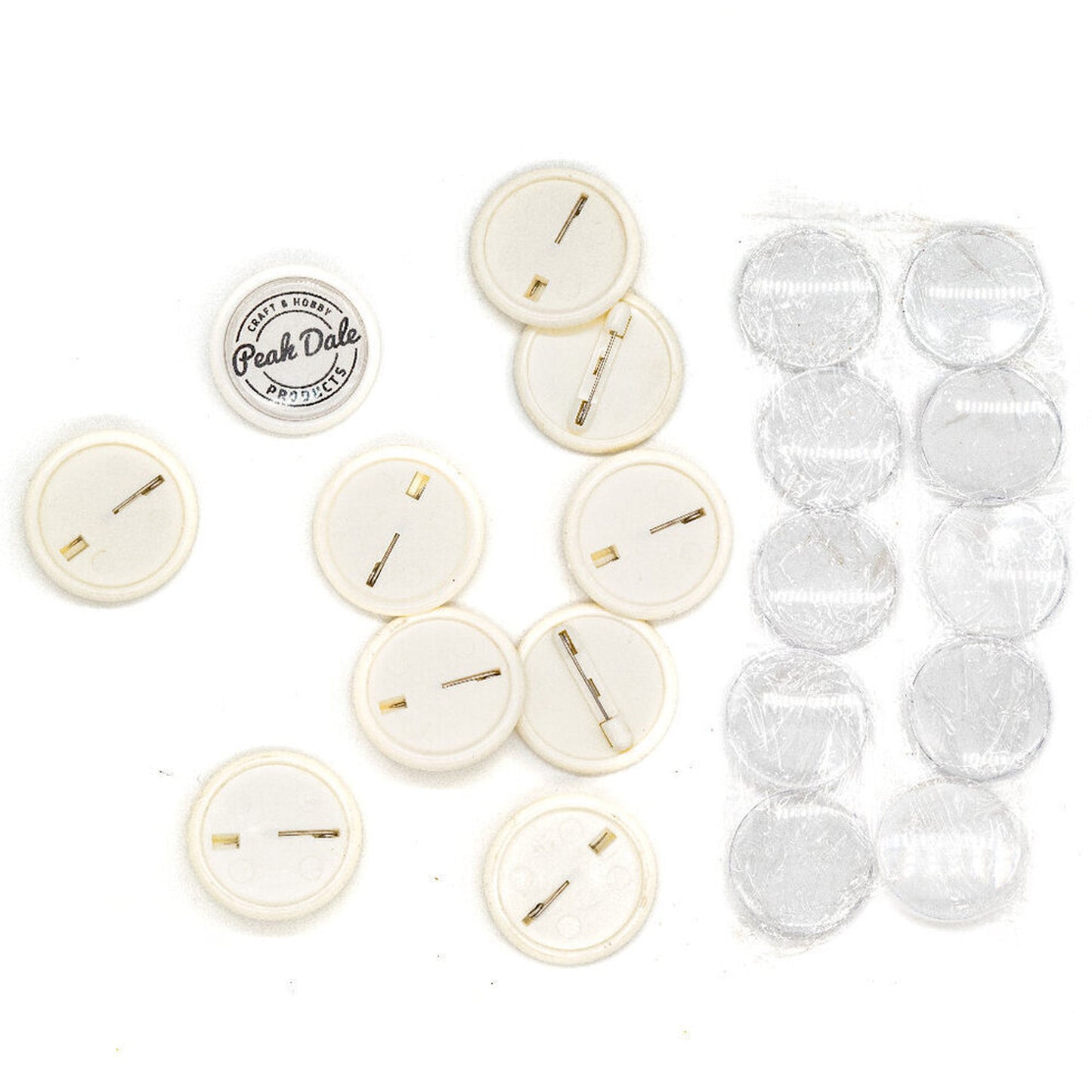 Button Badge Round 25 mm - Pack of 10