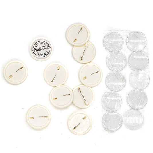 Button Badge Round 25 mm - Pack of 10