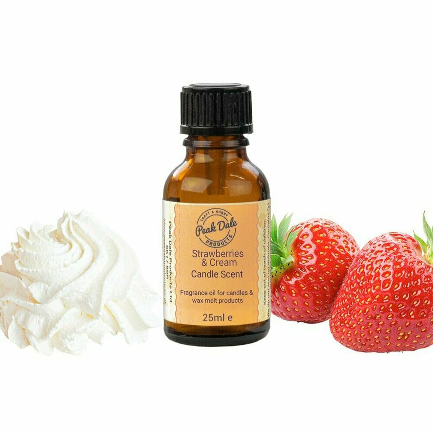 Candle Scent - STRAWBERRIES & CREAM - 25ml