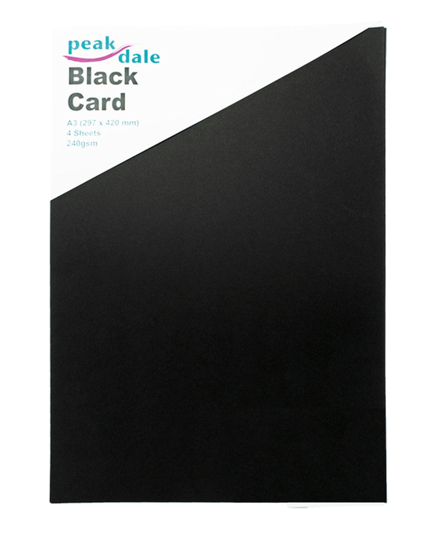 Card Black A3 - Pack of 4