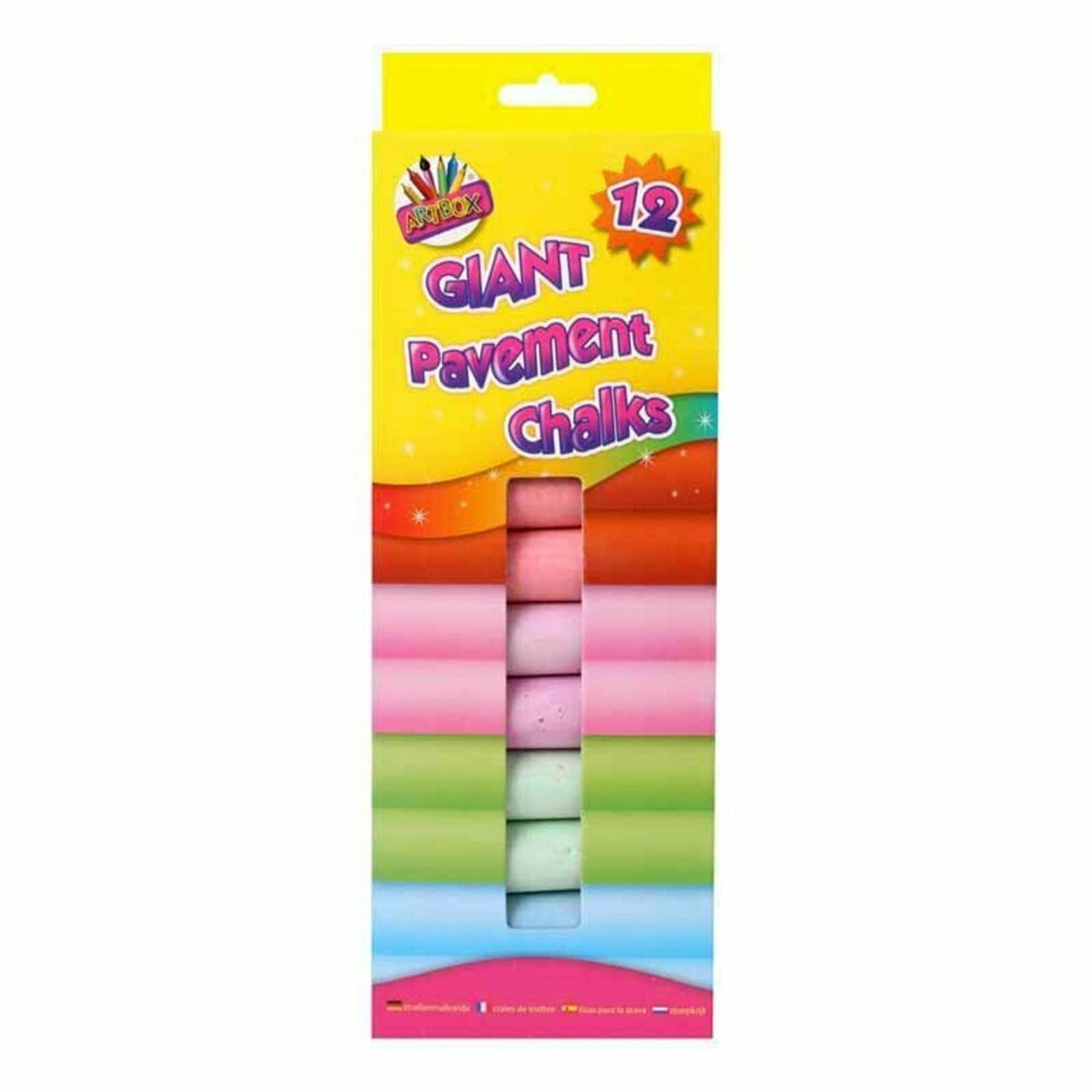Chalk Giant Pavement Set of 12