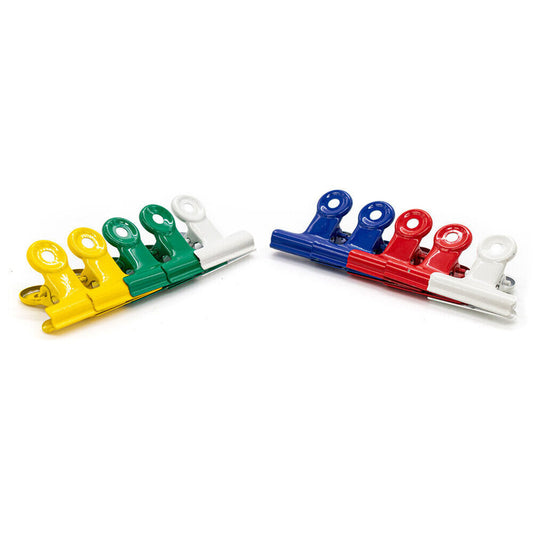 Bulldog type Clip 30mm Asst Colour Pack 10