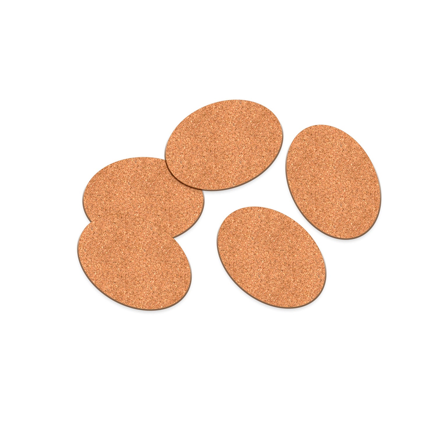 Cork Mat 175x125mm Oval - 5 Pk