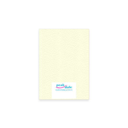 Cardstock - Hammered Cream - A4 x 300gsm - 100 pk