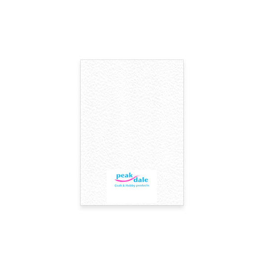 Cardstock - Hammered White - A4 x 300gsm - 100 pk