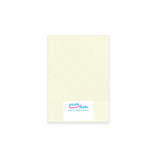 Cardstock - Linen Cream - A4 x 300gsm - 100 pk