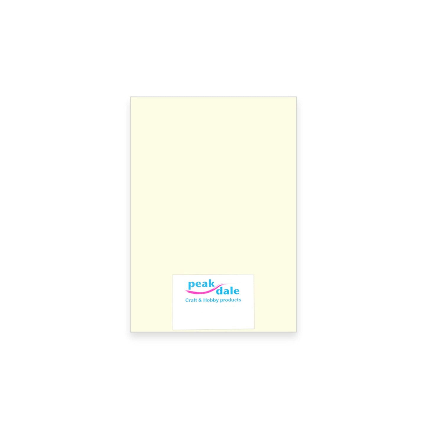 Cardstock - Plain Cream - A4 x 300gsm - 100 pk