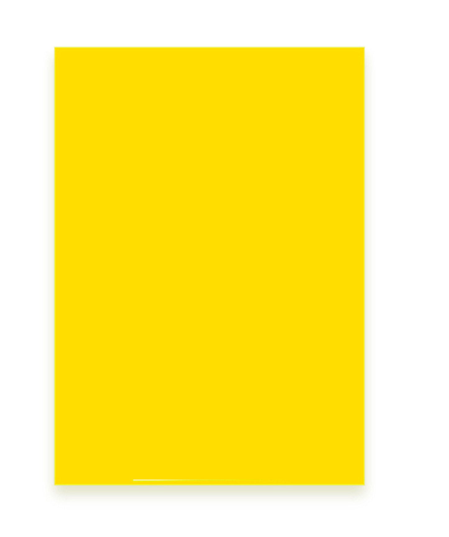 Cardstock - Plain Sunflower Yellow - A4 x 240gsm - 25 pk