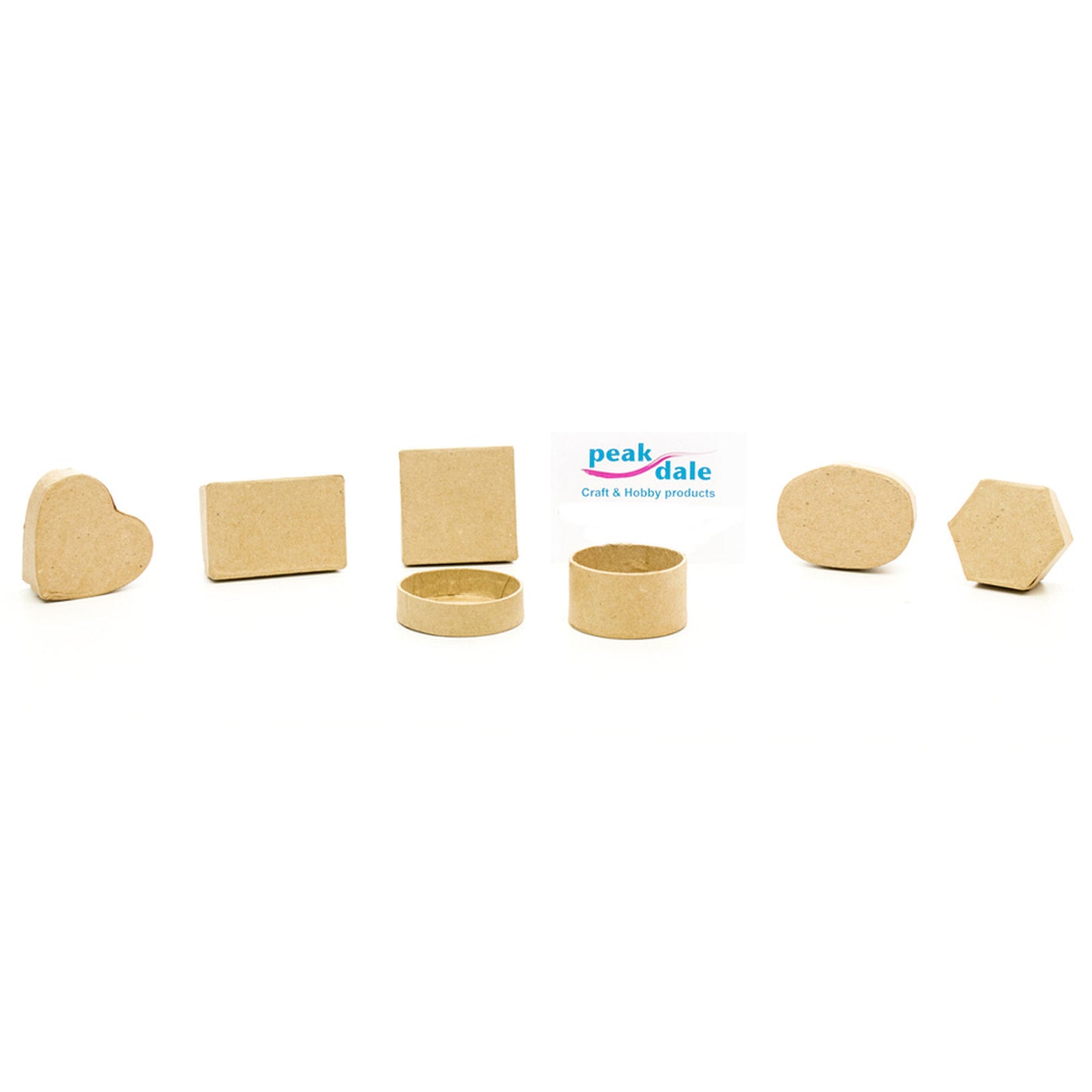 Paper Mache Craft Box - Mini Assorted