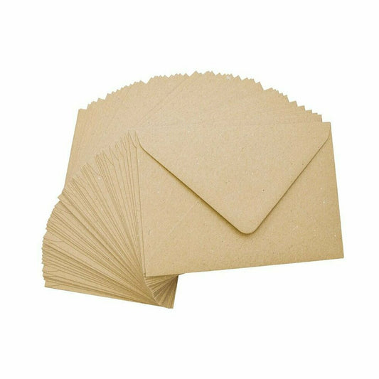 Envelopes - A6 Brown Kraft - 60 pk